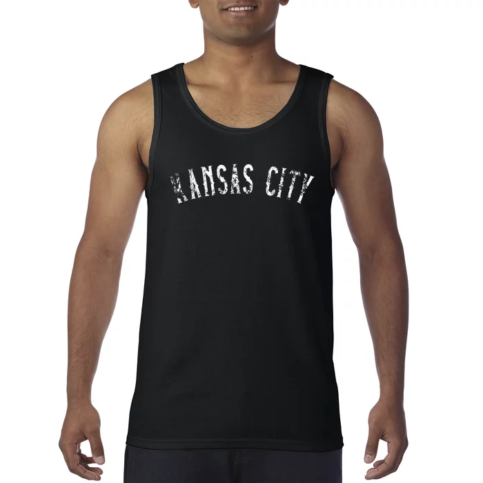 Kansas City Text Apparel Tank Top