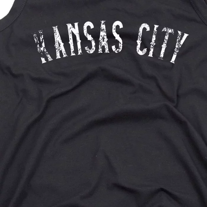 Kansas City Text Apparel Tank Top