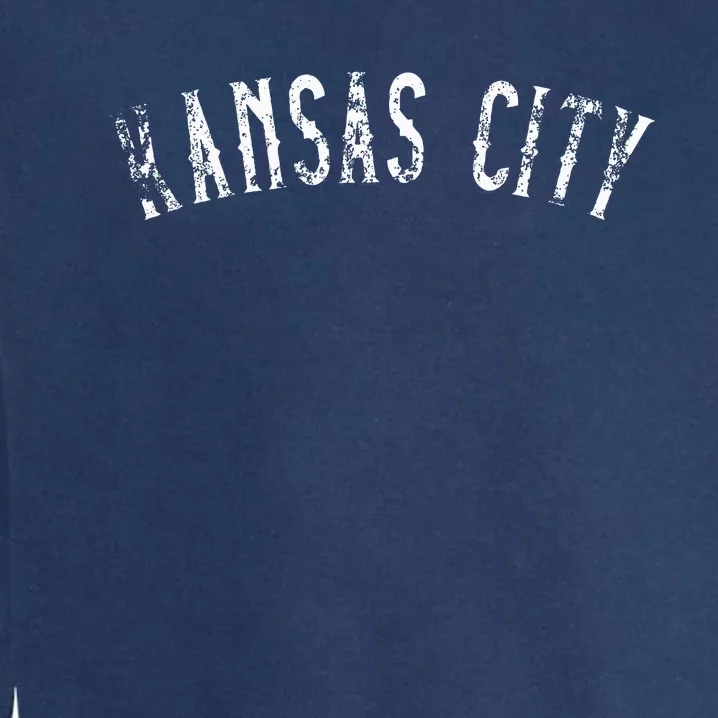 Kansas City Text Apparel Garment-Dyed Sweatshirt