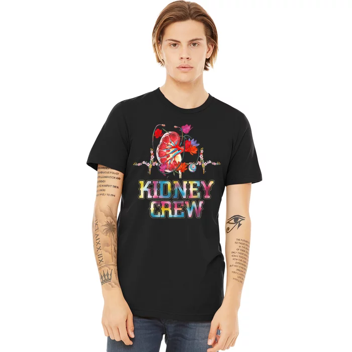 Kidney Crew Tech Nephrology Nurse Or Dialysis Technician Premium T-Shirt