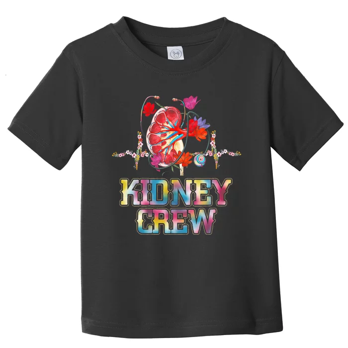 Kidney Crew Tech Nephrology Nurse Or Dialysis Technician Toddler T-Shirt