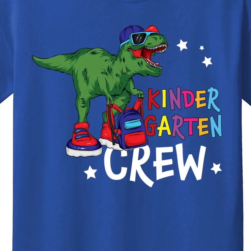 Kindergarten Crew T Rex Cute Kindergarten Great Gift Kids T-Shirt