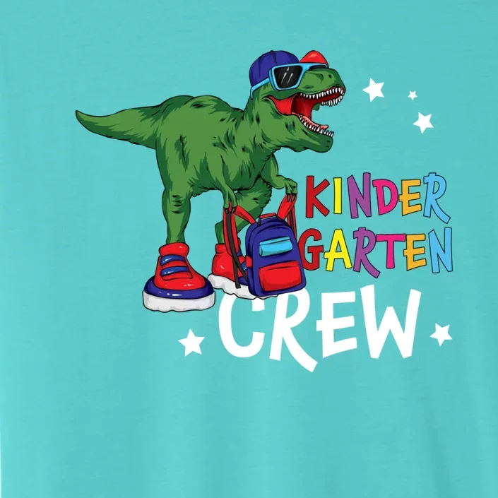 Kindergarten Crew T Rex Cute Kindergarten Great Gift ChromaSoft Performance T-Shirt