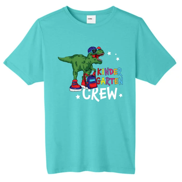 Kindergarten Crew T Rex Cute Kindergarten Great Gift ChromaSoft Performance T-Shirt