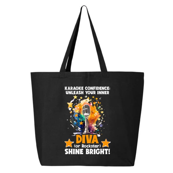 Karaoke Confidence Unleash Your Inner Diva Or Rockstar 25L Jumbo Tote