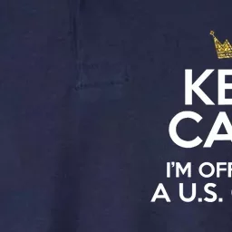 Keep Calm U.S. Citizen American Citizenship Naturalization Softstyle Adult Sport Polo