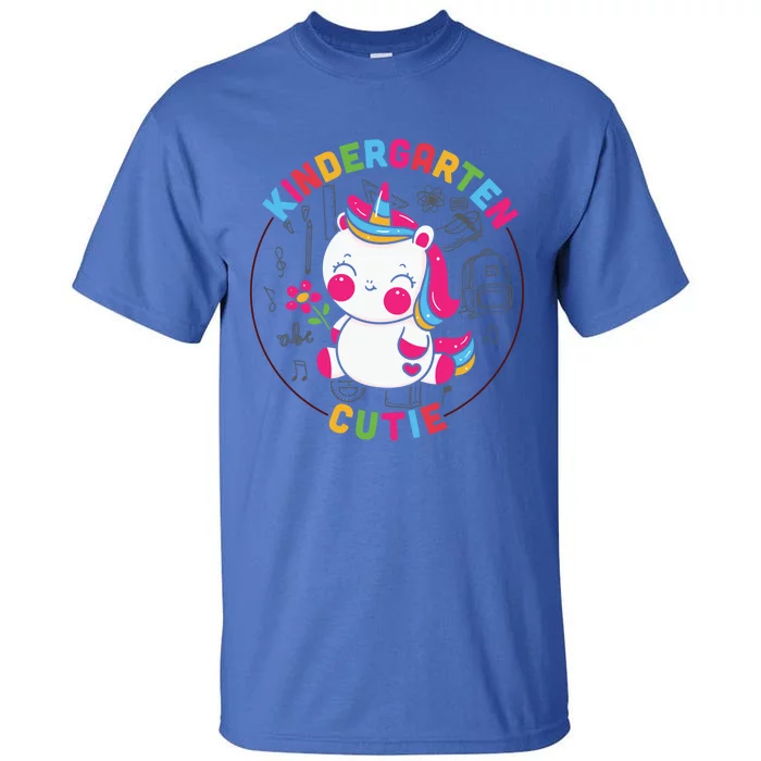 Kindergarten Cutie Unicorn Cute Kindergarten Gift Tall T-Shirt