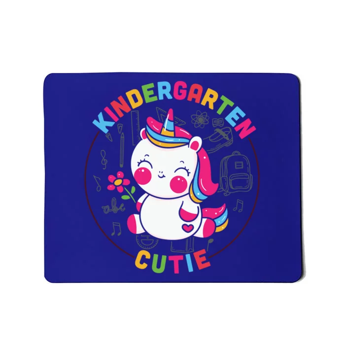 Kindergarten Cutie Unicorn Cute Kindergarten Gift Mousepad