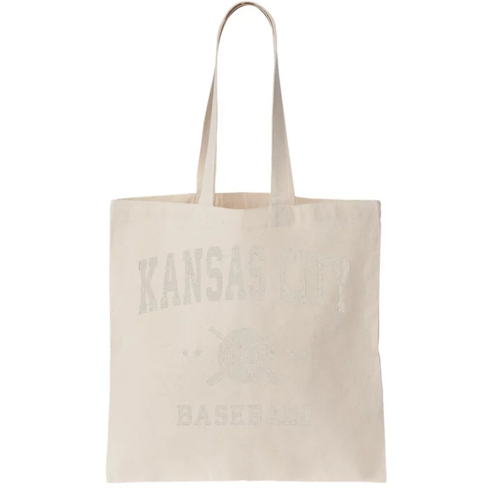 Kansas City Vintage Baseball Throwback Tote Bag