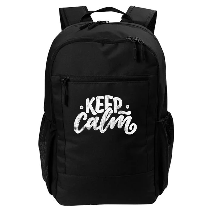 Keep Calm Vintage Quote Daily Commute Backpack