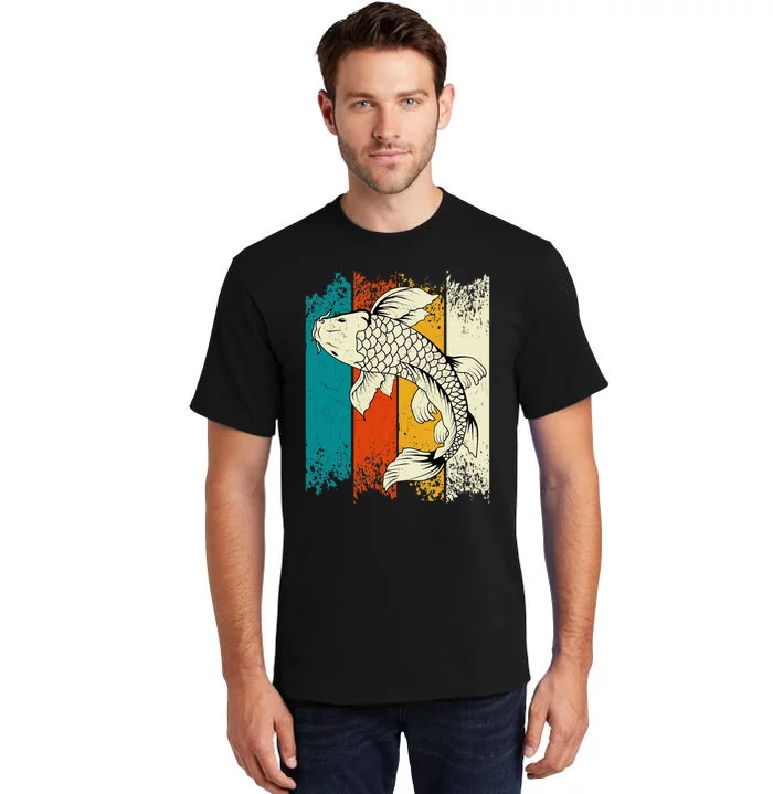 Koi Carp Vintage Koi Fish Tall T-Shirt