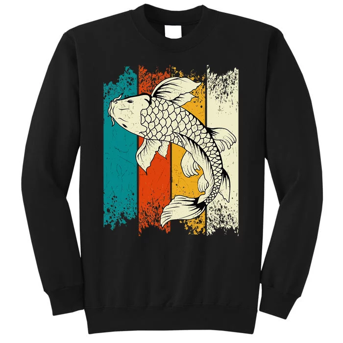 Koi Carp Vintage Koi Fish Tall Sweatshirt