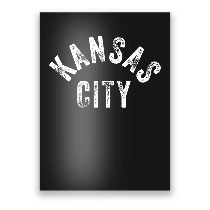 Kansas City Vintage Text Poster