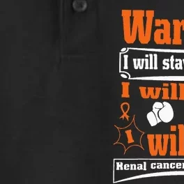 Kidney Cancer Warrior I Will Stay Strong I Will Fight I Will Dry Zone Grid Performance Polo