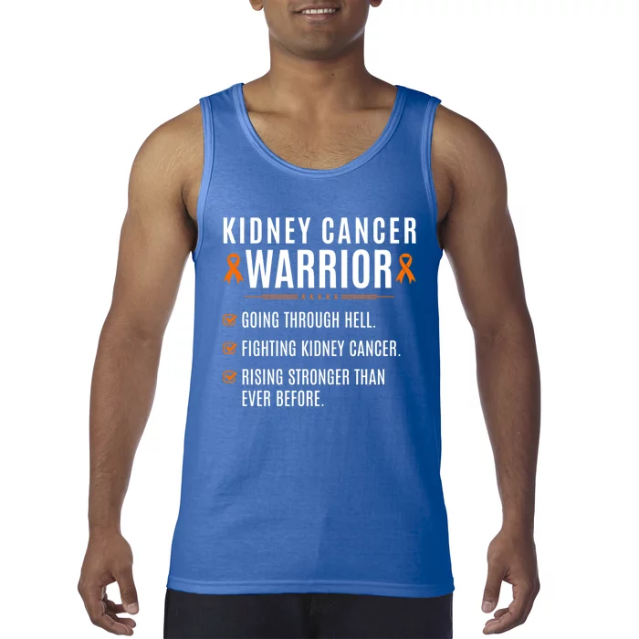 Kidney Cancer Warrior Awareness Survivor To Do List Gift Tank Top