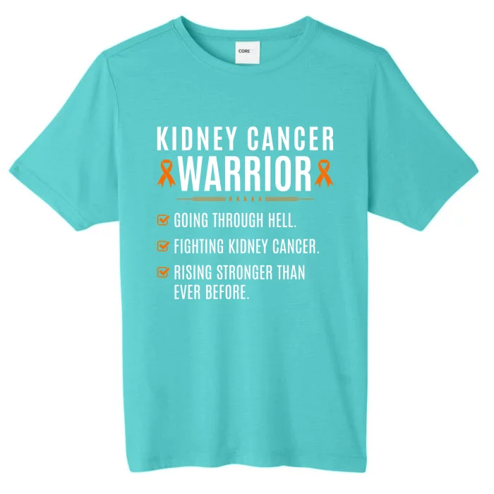 Kidney Cancer Warrior Awareness Survivor To Do List Gift ChromaSoft Performance T-Shirt