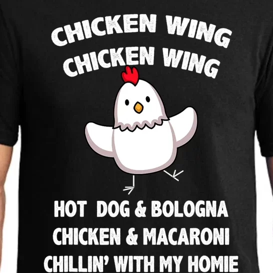 Kids Chicken Wing Chicken Wing Hot Dog And Bologna Toddlers Pajama Set