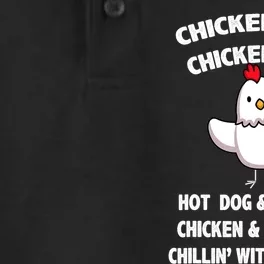 Kids Chicken Wing Chicken Wing Hot Dog And Bologna Toddlers Dry Zone Grid Performance Polo