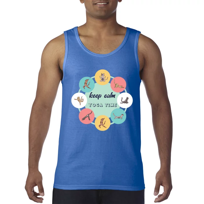 Keep Calm Yoga Time Gift Tank Top