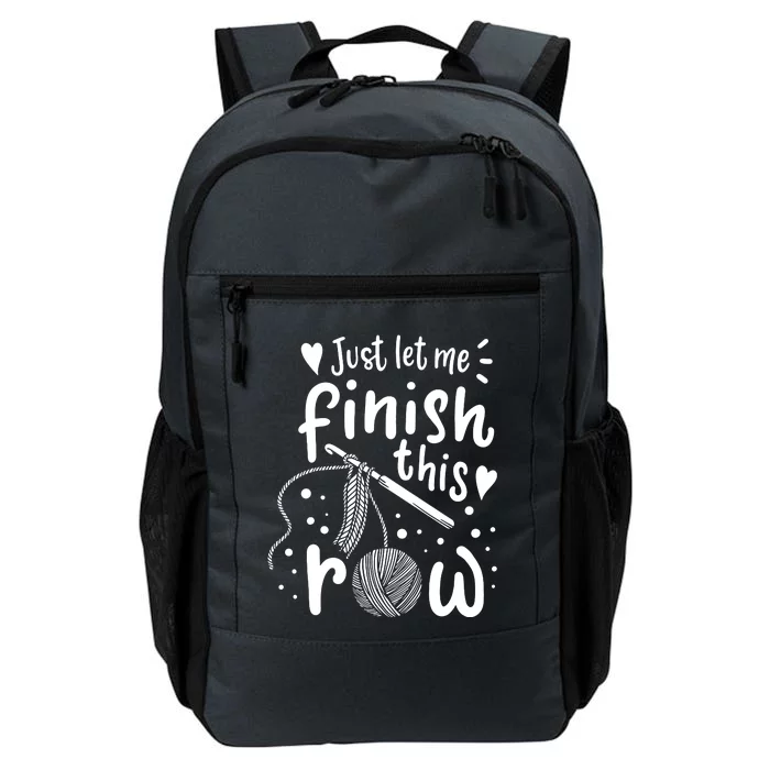 Knitting Crocheting Yarn Funny Daily Commute Backpack