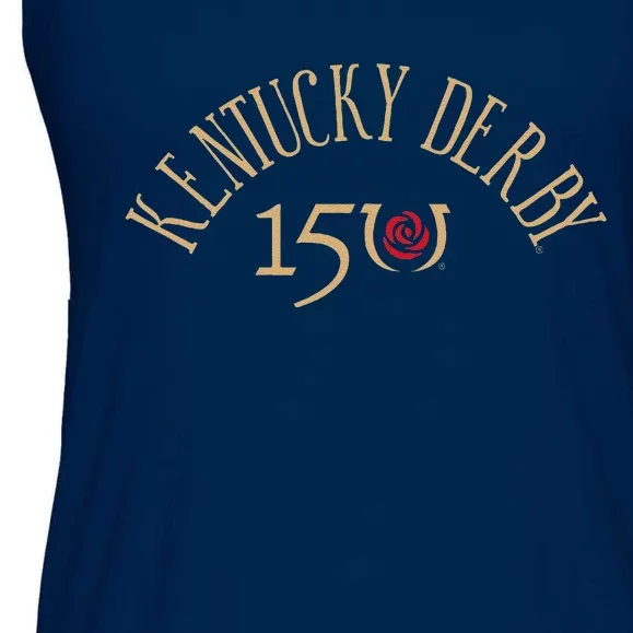 Kentuck.Y Derby 150th Arch Over Officially License.D Ladies Essential Flowy Tank