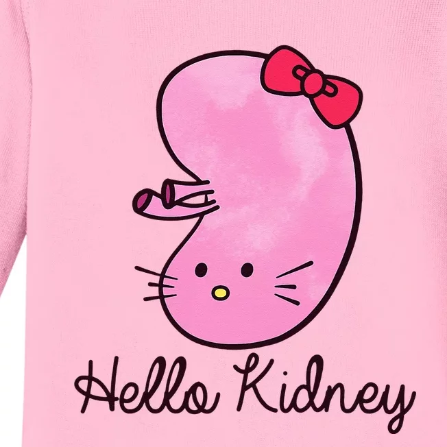 Kidney Disease Awareness Kidney Transplant Donor Dialysis Baby Long Sleeve Bodysuit