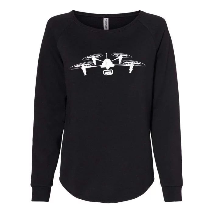 Kawaii Drones Aviation Worker Rc Fpv Drone Pilots Gift Womens California Wash Sweatshirt