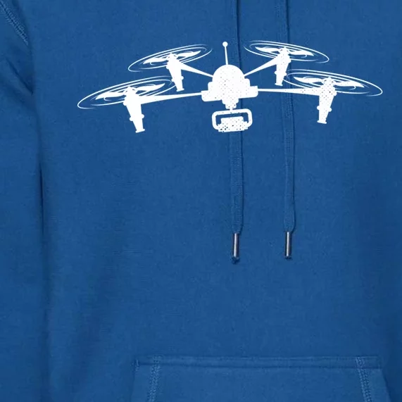 Kawaii Drones Aviation Worker Rc Fpv Drone Pilots Gift Premium Hoodie