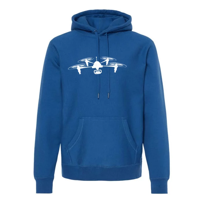 Kawaii Drones Aviation Worker Rc Fpv Drone Pilots Gift Premium Hoodie