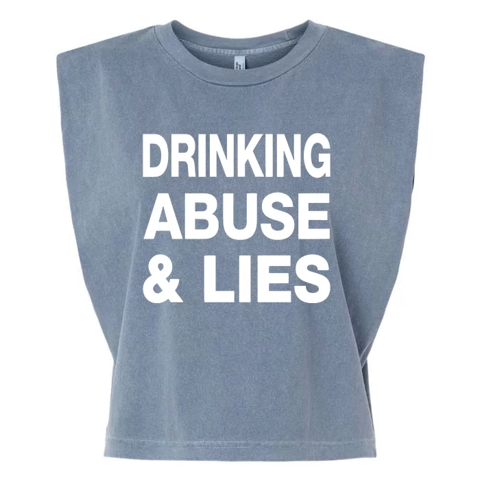 Kallmekris Drinking Abuse And Lies Garment-Dyed Women's Muscle Tee