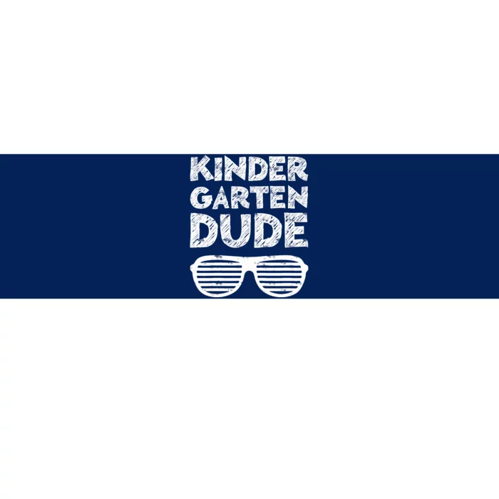 Kindergarten Dude Back To School Bumper Sticker