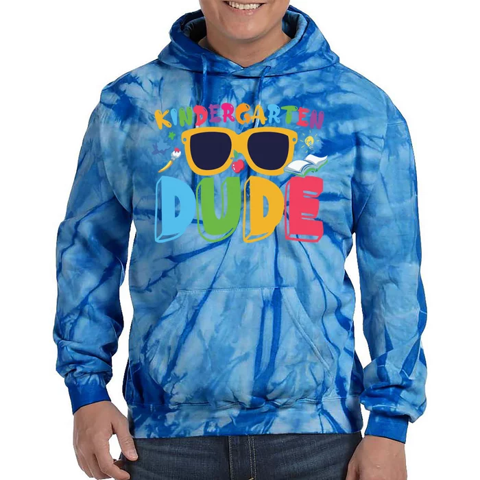 Kindergarten Dude Cute Kindergarten Gift Tie Dye Hoodie