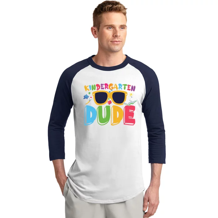 Kindergarten Dude Cute Kindergarten Gift Baseball Sleeve Shirt