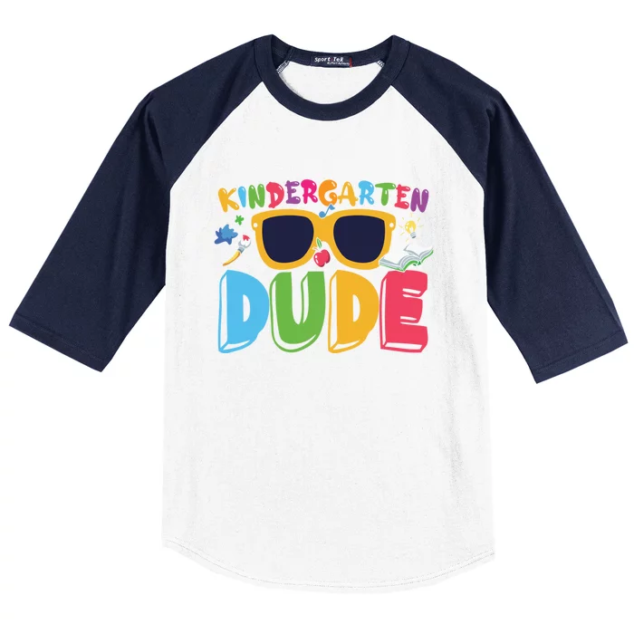 Kindergarten Dude Cute Kindergarten Gift Baseball Sleeve Shirt