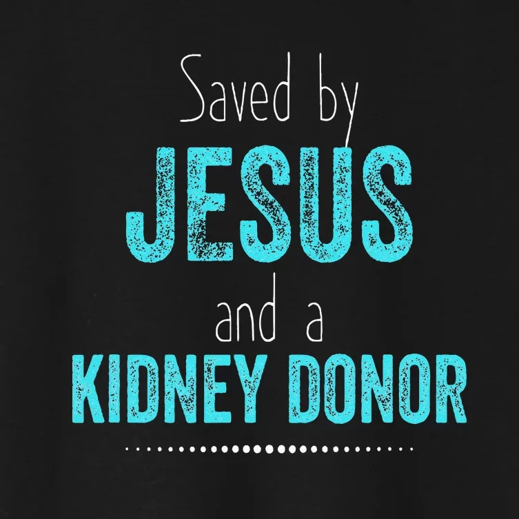 Kidney Donation Christian Organ Donor Transplant Women's Crop Top Tee