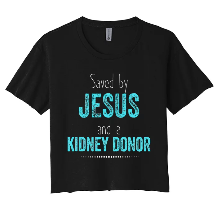 Kidney Donation Christian Organ Donor Transplant Women's Crop Top Tee