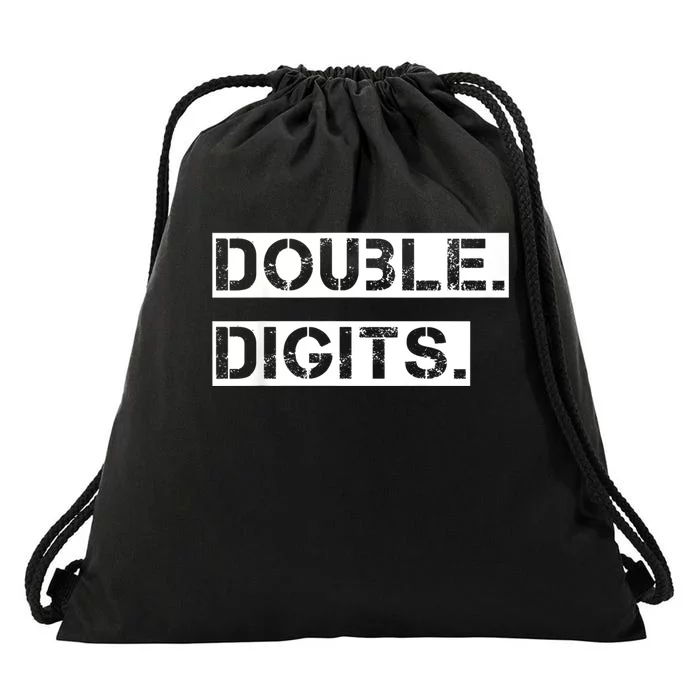 K.i.d.s Double Digits 10th birthday shirt for a cool 10 year old kid Drawstring Bag