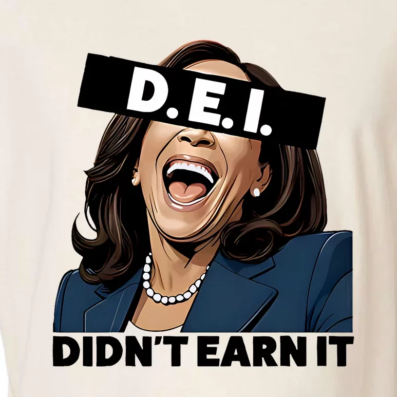 Kamala Dei DidnT Earn It Anti Kamala Harris Vote Trump 2024 Garment-Dyed Women's Muscle Tee