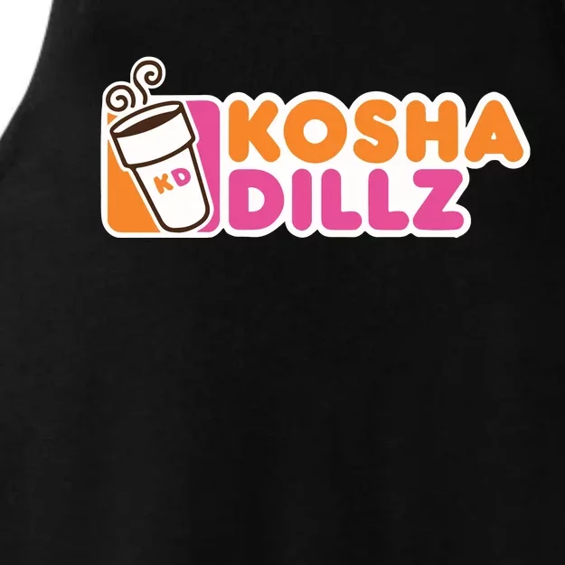 Kosha Dillz Dunkin Donuts Ladies Tri-Blend Wicking Tank