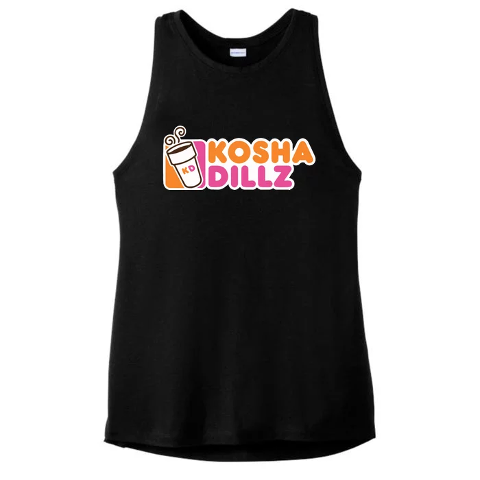 Kosha Dillz Dunkin Donuts Ladies Tri-Blend Wicking Tank