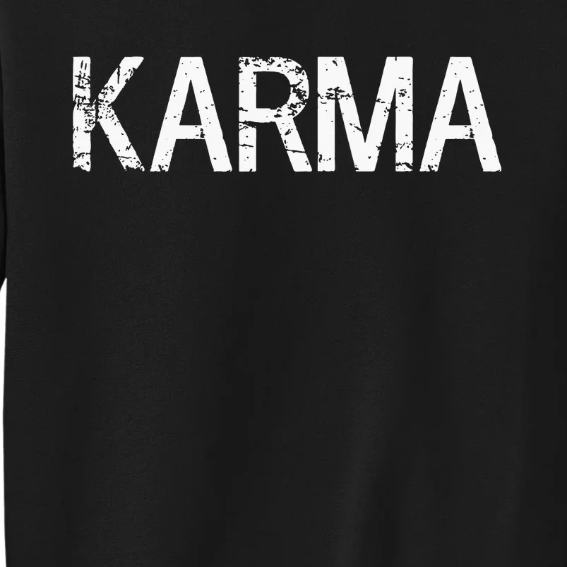 Karma Distressed Effect Tall Sweatshirt