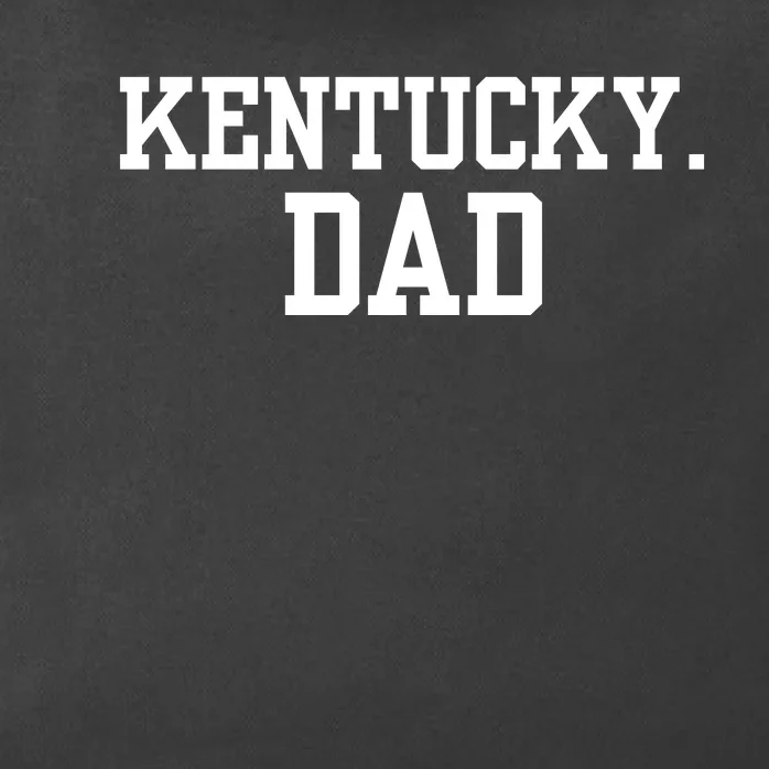 Kentucky Dad Fan Basketball Zip Tote Bag