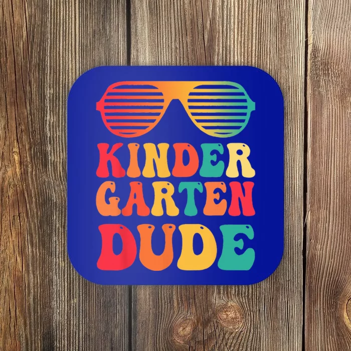 Kindergarten Dude Funny First Day Back To School Student Coaster