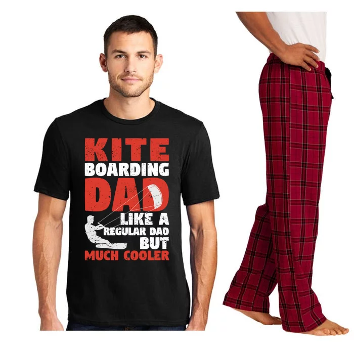 Kiteboarding Dad Funny Surfing Kite Surfer FatherS Day Gift Pajama Set