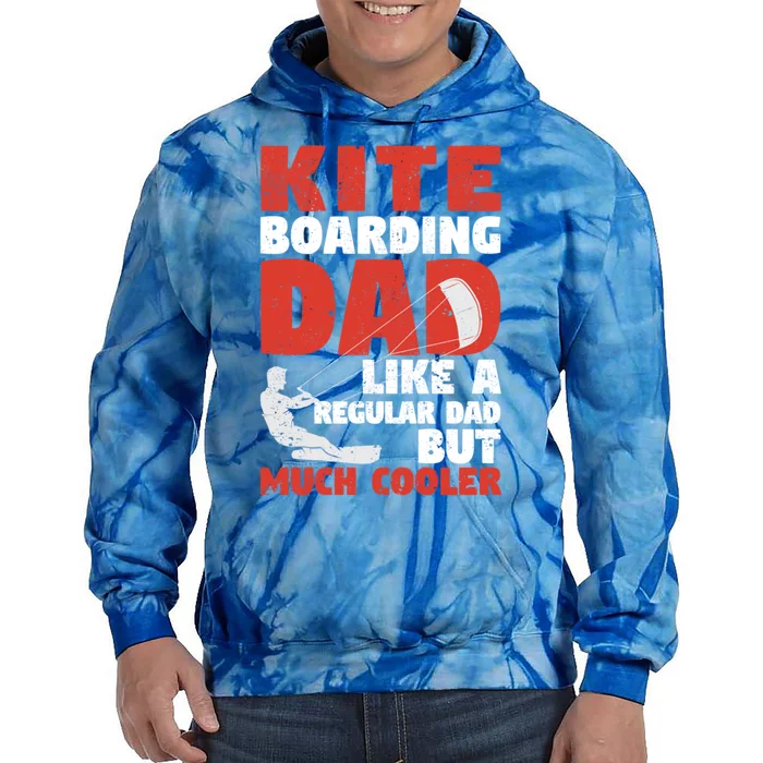 Kiteboarding Dad Funny Surfing Kite Surfer FatherS Day Gift Tie Dye Hoodie