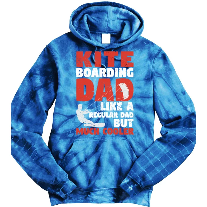 Kiteboarding Dad Funny Surfing Kite Surfer FatherS Day Gift Tie Dye Hoodie