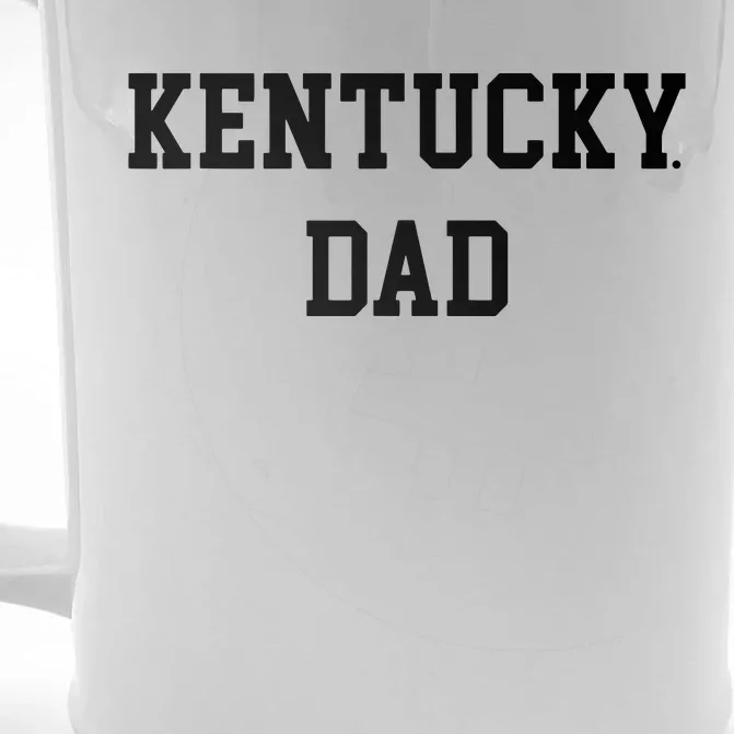 Kentucky Dad Fan Basketball Big Blue Madness Front & Back Beer Stein