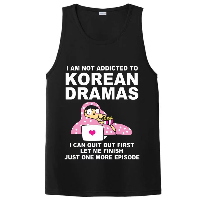 Korean Drama Funny Kdrama Addict Performance Tank