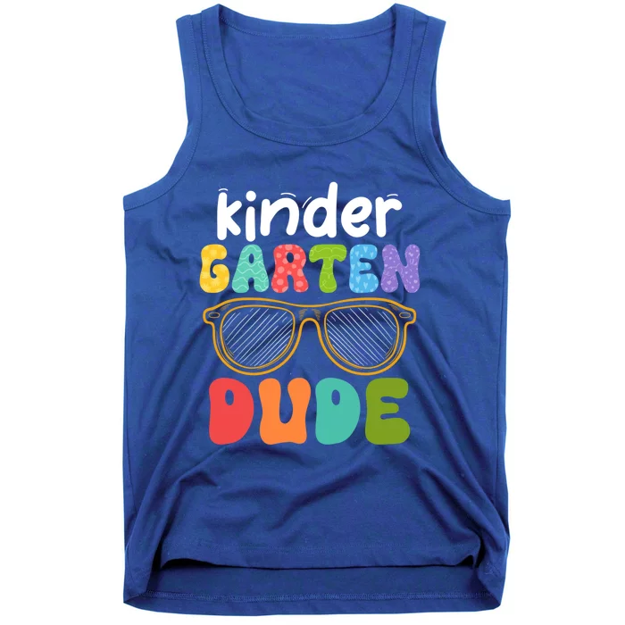 Kindergarten Dude First Day Of Kindergarten Teacher Team Gift Tank Top