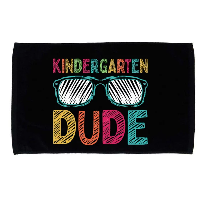 Kindergarten Dude Funny First Day Back To School Student Microfiber Hand Towel